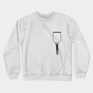 man in pocket - hang on little friend Crewneck Sweatshirt